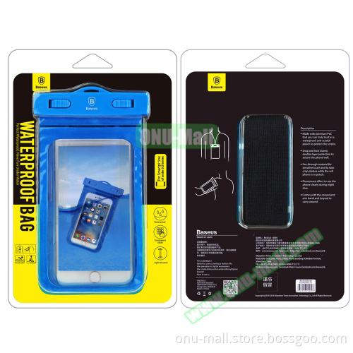 Universal Waterproof Bag for iPhone, Waterproof Cover for 5.5 inch Smartphones